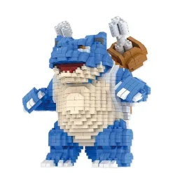 Pkm.store Pokemon Bausteine-Turtok Blastoise Klemm-Baustein Spielzeug Figur (1980 Bausteine)