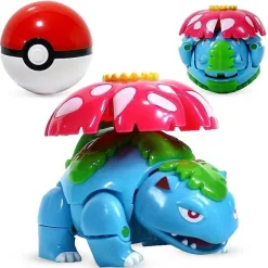 Pkm.store Pokemon Spielzeug-Venusaur / Bisaflor Spielzeug Figur Mit Pokeball
