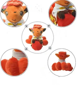 Pkm.store Pokemon Kuscheltiere-Vulpix Plusch Pokemon (Ca. 28Cm)
