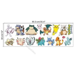 Pkm.store Sonstiges Merchandise-Wandsticker In Verschiedenen Pokemon Motiven