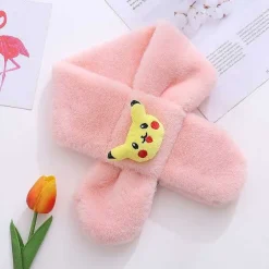 Pkm.store Herbst & Winter-Weicher Schal Fur Kinder Mit Pikachu Motiv