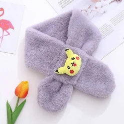 Pkm.store Herbst & Winter-Weicher Schal Fur Kinder Mit Pikachu Motiv