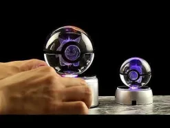 Pkm.store Pokemon Lampen & Nachtlichter-Wundervoller Pokemon Crystal Pokeball - Led Beleuchtung - Viele Motive