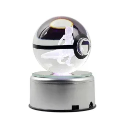 Pkm.store Pokemon Lampen & Nachtlichter-Wundervoller Pokemon Crystal Pokeball - Led Beleuchtung - Viele Motive