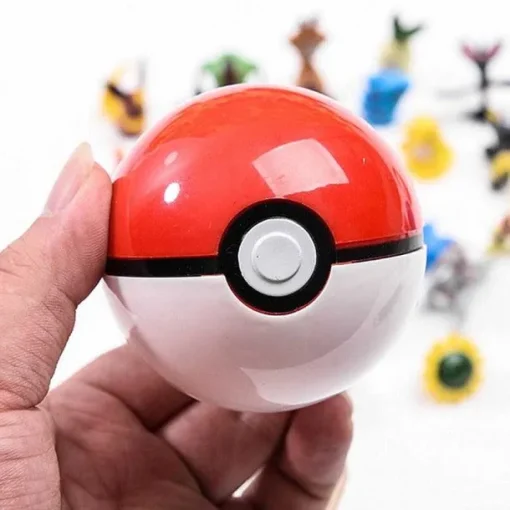 Pkm.store Pokeball & Pokebälle-1X Pokeball (Ca. 7Cm) Mit Figur - Verschiedene Pokebälle Zur Auswahl