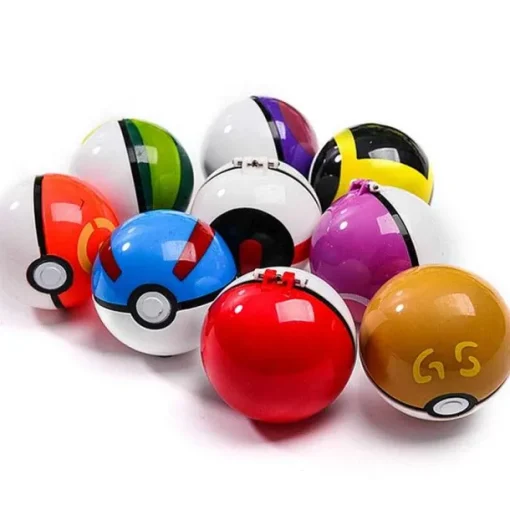 Pkm.store Pokeball & Pokebälle-1X Pokeball (Ca. 7Cm) Mit Figur - Verschiedene Pokebälle Zur Auswahl