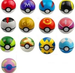 Pkm.store Pokeball & Pokebälle-1X Pokeball (Ca. 7Cm) Mit Figur - Verschiedene Pokebälle Zur Auswahl
