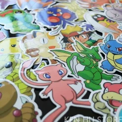 Pkm.store Sonstiges Merchandise-80X Pokemon Aufkleber