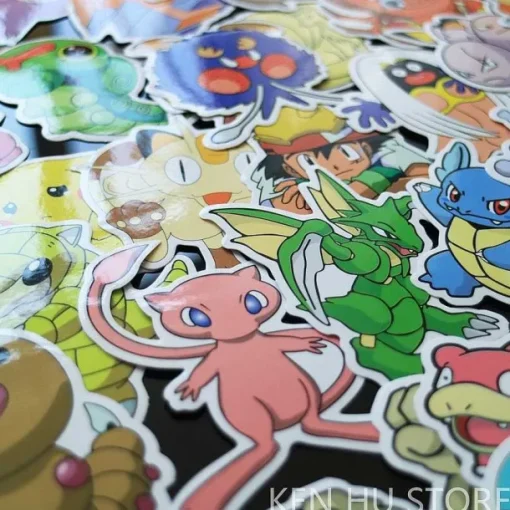 Pkm.store Sonstiges Merchandise-80X Pokemon Aufkleber
