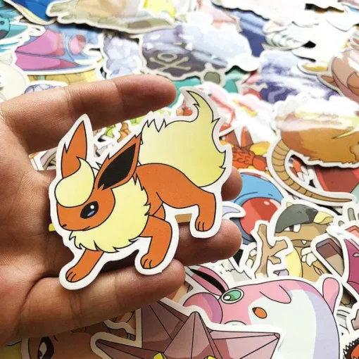 Pkm.store Sonstiges Merchandise-80X Pokemon Aufkleber